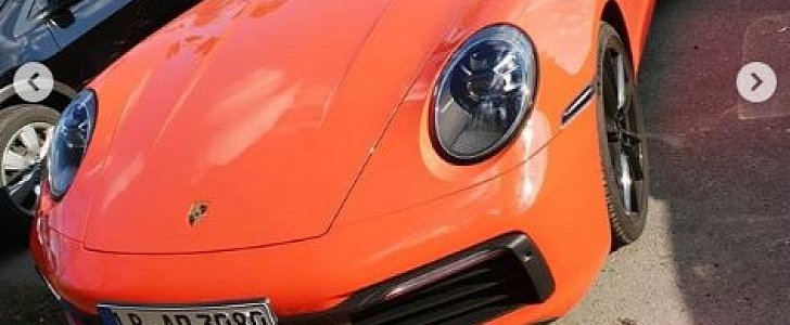 Lava Orange 2020 Porsche 911