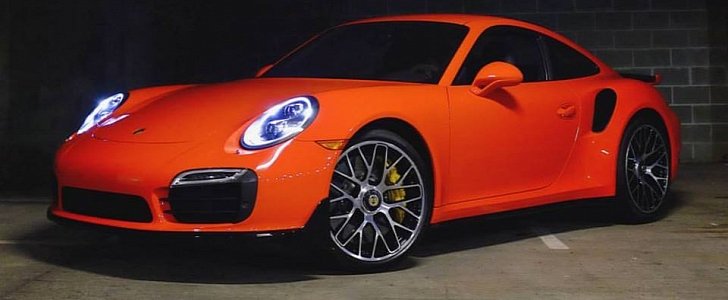 Lava Orange Porsche 911 Turbo S