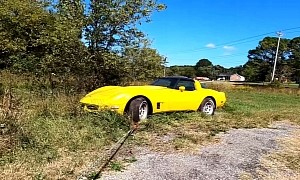 Lawn-Dwelling 1980 Chevy Corvette Gets Up and Running Fast for Burnout Battle