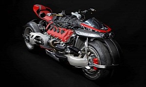 Lazareth LM 847: The Wild Four-Wheel Motorcycle Powered by a Ferrari-Maserati V8