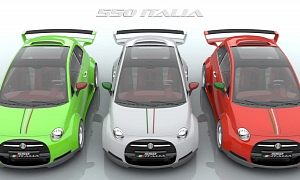 Lazzarini Design Dreams Up Ferrari-Powered Fiat 550 Italia