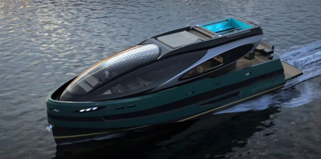 Lazzarini Unveils Futuristic Luxury Yacht Alpha Royal One With Private Rooftop Jacuzzi