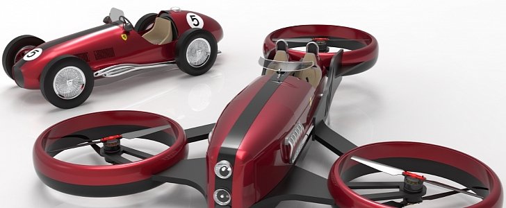 The FD-One flying car concept by Lazzarini Design Studio