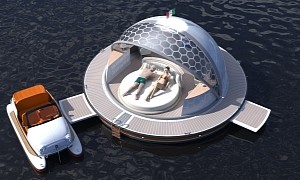 Lazzarini’s Pearlsuite Is a Luxury, Floating Resort That Can Navigate Across the Water