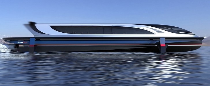 SeaJet is a modern, luxurious and efficient take on passenger transportation on water