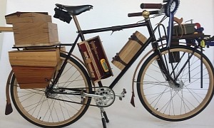 Le Menuisier Is a Wood-Tattered Bicycle That Looks Perfect for Delivering Love Potions