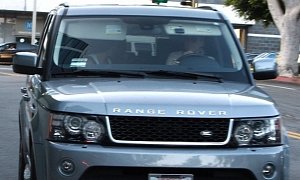 Lea Michele Drives Late Cory Monteith’s Range Rover