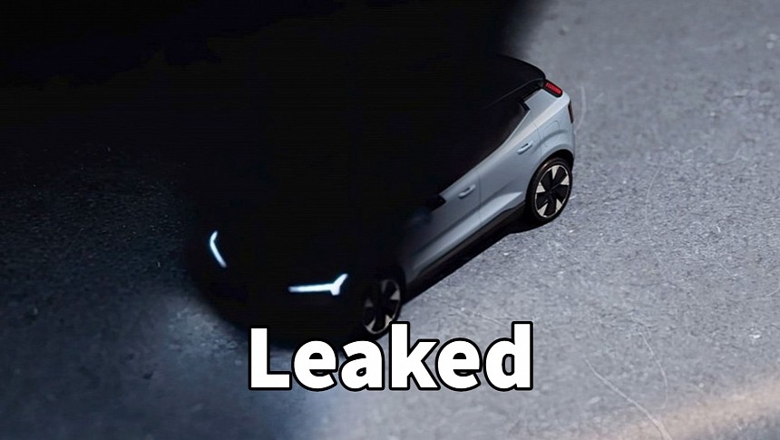 The first Volvo EX30 picture leaked on the internet