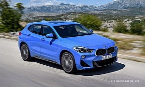 Leaked: 2018 BMW X2 (F39) sDrive20i Looks Great In Misano Blue With M Sport Pack