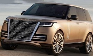 Leaked 2023 Range Rover Starts Digital Grille Controversy Ahead of Time