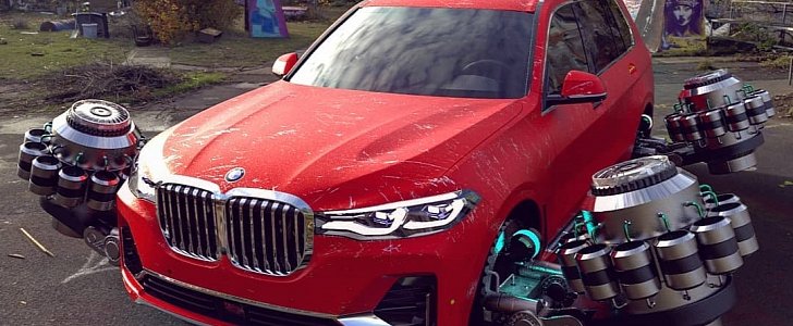 Leaked Area 51 Photo Proves BMW X7 Is Actually an Alien Craft