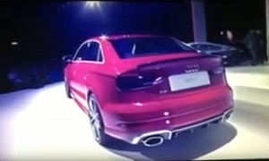 Leaked Audi RS3 Sedan Video Reveals the Rear Design, 400 HP Max Output