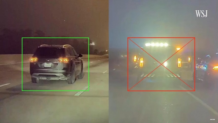 Tesla Autopilot failed to detect emergency vehicle in low-light conditions