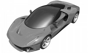 Leaked Ferrari Patent Looks Like a LaFerrari One-Off with a Futuristic Twist