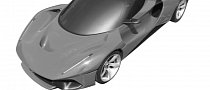 Leaked Ferrari Patent Looks Like a LaFerrari One-Off with a Futuristic Twist