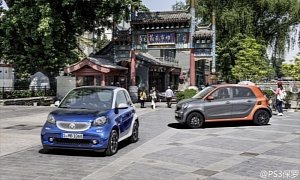 Leaked Photos Show New smart fortwo and forfour in China