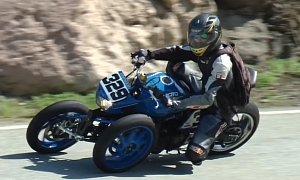 Leaning Three-Wheel Kawasaki Z1000 Spells Fun Around the Bends