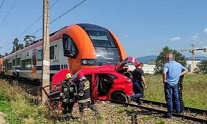 Learner Driver Stalls Car on Train Track, Dies, as Examiner Flees to Safety