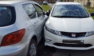 Learning Driver Crashes into Stopped Civic Type-R, Doesn't Brake for Some Reason