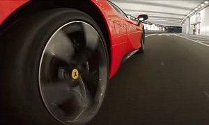 Leclerc Trashes Ferrari SF90 in Monaco in Claude Lelouche Classic Reboot