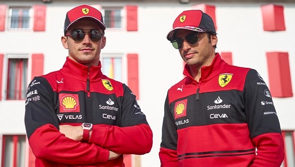 Scuderia Ferrari Formula 1 Drivers Charles Leclerc and Carlos Sainz 