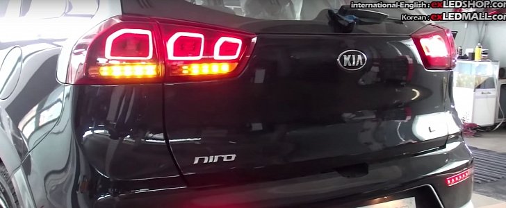 LED Tuning Is Really Popular in Korea, Here's a Custom Kia Niro Hybrid