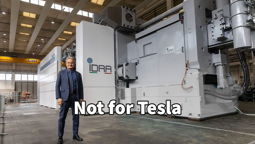 First IDRA Giga Press not produced for Tesla