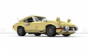 LEGO 1967 Toyota 2000GT Virtually Comes to Life, Bewilders With Stunning Details