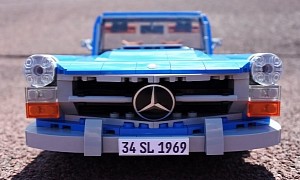 LEGO 1969 Mercedes-Benz 280 SL Looks Like It’s Ready to Hit the Road