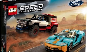 LEGO Chevy Corvette C8.R and Bronco R Will Keep You Occupied When Off the Track