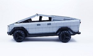 LEGO Cybertruck Could Easily Be Mistaken for the Real Thing