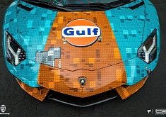 LEGO-Gulf Livery Lamborghini Aventador Looks Like It Just Left Legoland