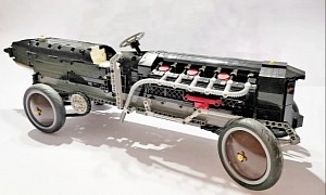 Lego Ideas Brutus Prototype Brings Crazy Aircraft-Engined Car to Plastic Life