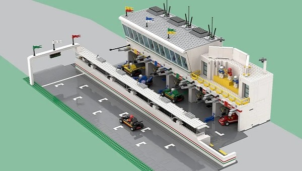 Lego Ideas F1 Paddock Plus Racetrack