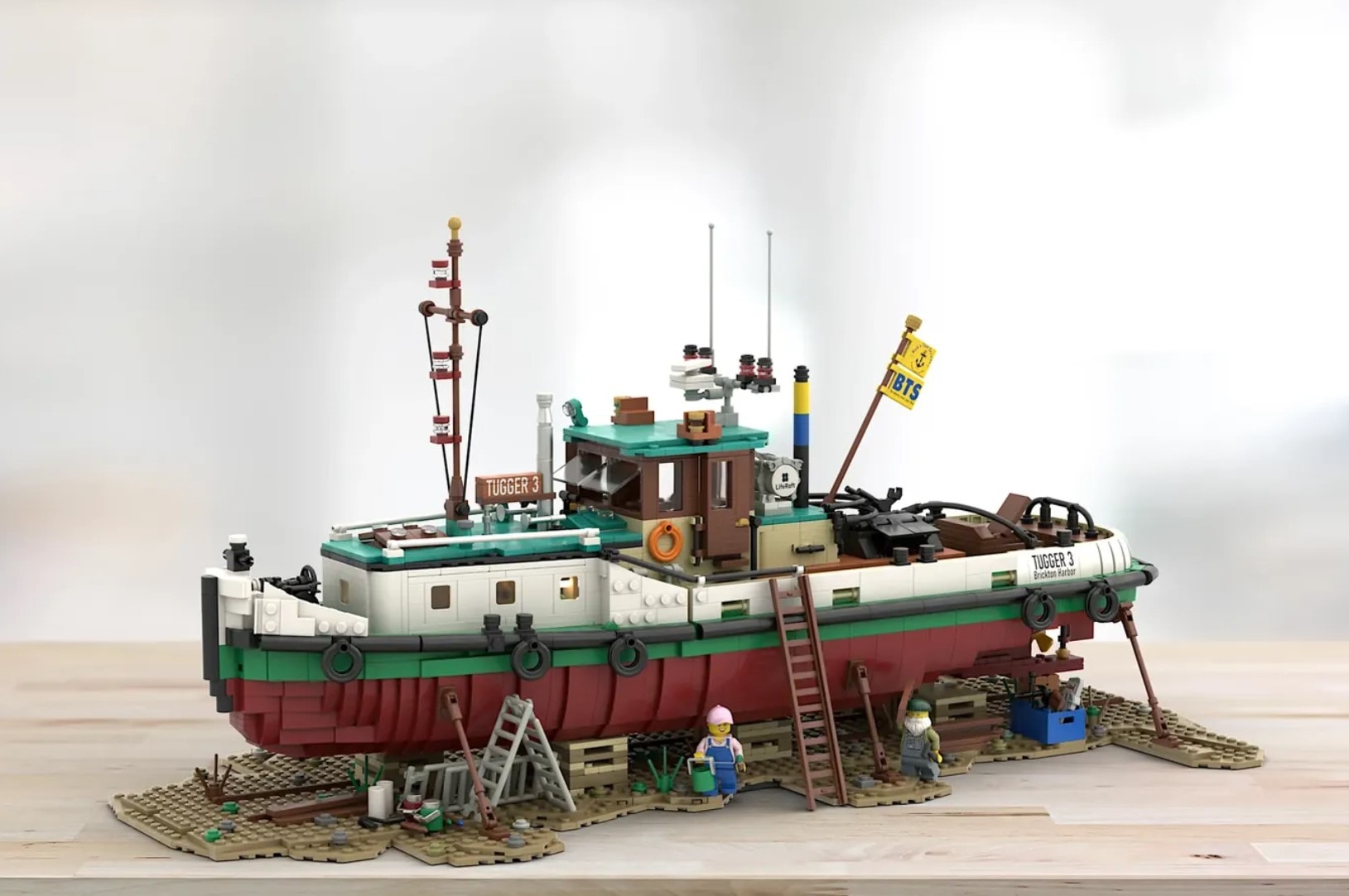 LEGO Ideas Tugboat Will Let You Live Your Sea Dog Dreams - autoevolution