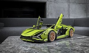 LEGO Launches Lamborghini Sian FKP 37 1/8 Scale Set, Has Working Transmission