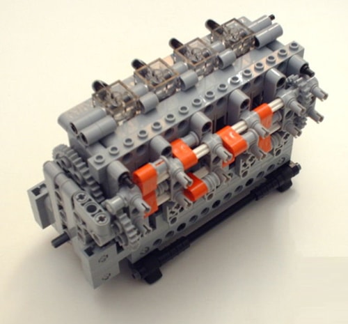 Lego pneumatic engine