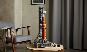 LEGO Puts 8.8 Million Pounds of Thrust on Your Desk and the Milky Way Galaxy on the Wall