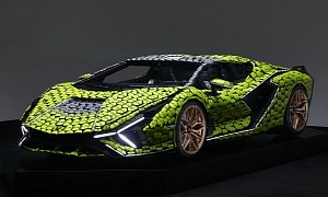 LEGO Technic Builds Epic Life-Size Lamborghini Sian FKP 37 Replica
