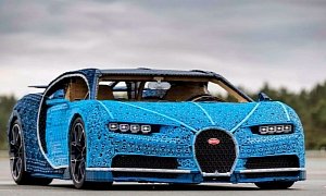 LEGO Unveils Full-Size, Driveable Bugatti Chiron