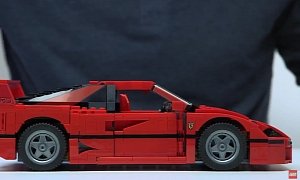 LEGO Unveils New Ferrari F40, Comes With Detachable Engine