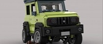 LEGO Version of the Suzuki Jimny Sierra Successfully Mimics the Details of the Real SUV
