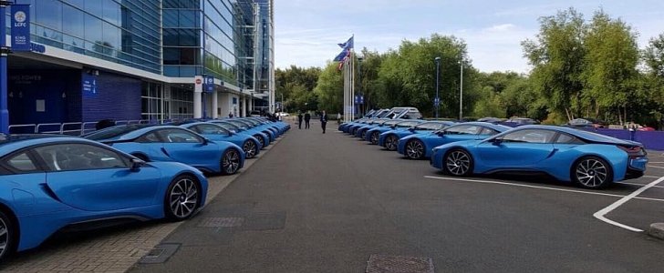Leicester City FC's BMW i8 fleet