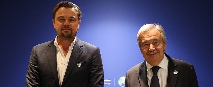 Leonardo DiCaprio at COP21 in 2015