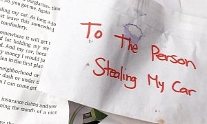 Letter Written to the Thief Stealing a Car Seems to Have Worked, Goes Viral