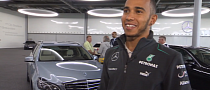 Lewis Hamilton and Nico Rosberg E-Class Delivery