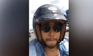Lewis Hamilton Bike Selfie Video Not Usable as Evidence