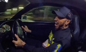 Lewis Hamilton Breaks the Internet Drifting a Nissan GT-R, Controversy Surrounds Him