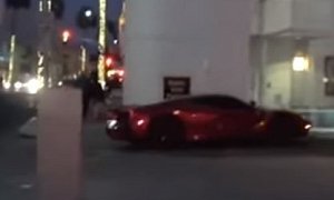 Lewis Hamilton Driving His LaFerrari in Beverly Hills Sees YouTuber Going Crazy