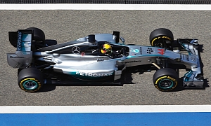 Lewis Hamilton Has Middle-of-The-Road Test Day in Bahrain